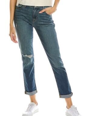Hudson Natalie Midrise Slim Boyfriend Crop Jeans in Lily Size 29